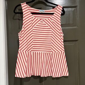 Anthropologie Leifnotes Peplum Top - Size Large